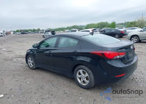 2014 Hyundai Elantra Se z USA, uszkodzony, nr VIN 5NPDH4AE4EH536830